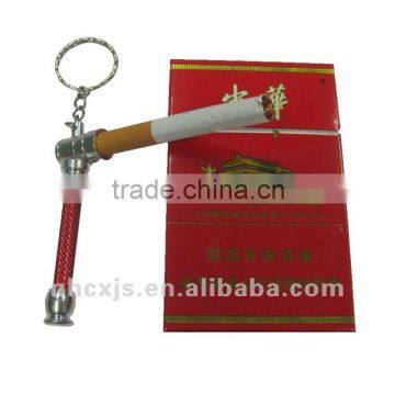 Promotional metal smoking pipe keychain