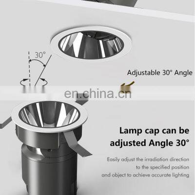 ALLWAY New Product Three Color Temperature Adjustable Cct Cob 5w 7w 12w 20w Spot Light Led Spotlight photo-4