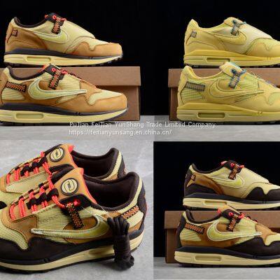 Travis Scott x NK Air Max 1 TS в коричневом цвете