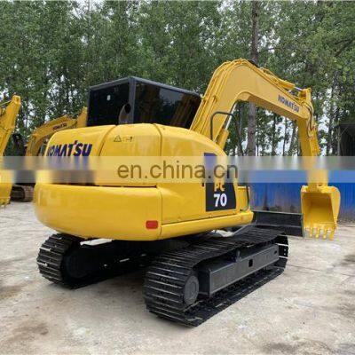 Original pump and engine used komatsu 7ton pc70-8 pc70 excavator with dozer pc78 pc128 for sale