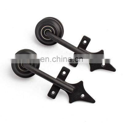 Antique Classical Decorative Door Adjustable Slider Track Interior Sliding Barn Door Hardware photo-3