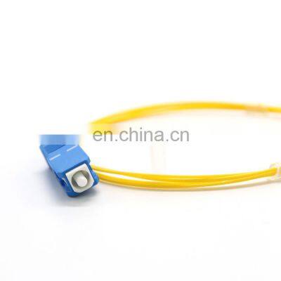 SC APC UPC Sm 9/125 1m 1.5m 0.9mm G652d G657A PVC LSZH Fiber Optic Pigtail photo-4