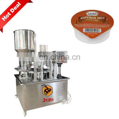 High Speed Automatic Hot Sauce Dip Cup Filling and Sealing Machine