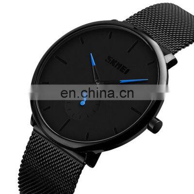 9185 women cheap custom watches SKMEI balck simple fashion watch wrist bracket hand good quality men