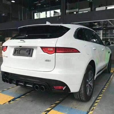 BT 2016-UP Jaguar F-PACE SC Front Bumper With Lumma Style Diffuser Combo photo-4