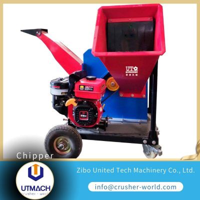 gasoline engine wood chipping machine supplier