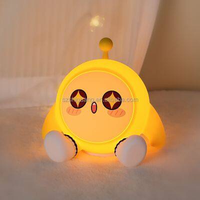 Birthday Gifts EGGY Silicone Night Light for Kids Cute Silicone Bedside Lamp Touch Control Rechargeable Dimmable Night Light