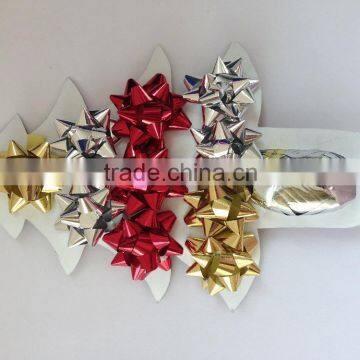 Colorful Christmas Gift Ribbon Bow and Festive Decoration Bow photo-3