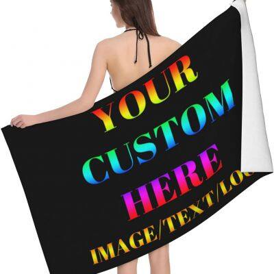 Wholesale Custom Personalized Beach Towels With Your Any Logo Photos