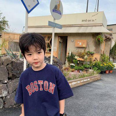 Newly Designed Boys' Short-sleeved Children's T-shirts and Undershirts for Just a Few Dollars, Wholesale From Children's Clothing Manufacturers and Foreign Trade Factories