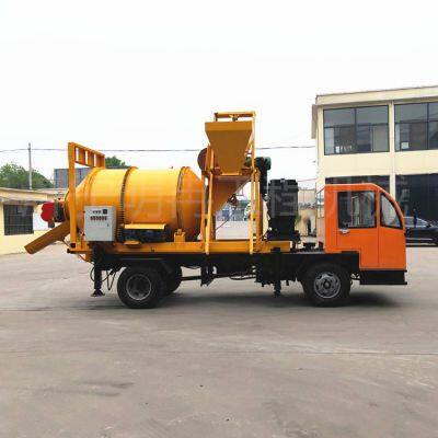 traction road-building asphalt frying equipment, waste milling material recycling mixer, 1-cubic-meter asphalt heating and mixing tank