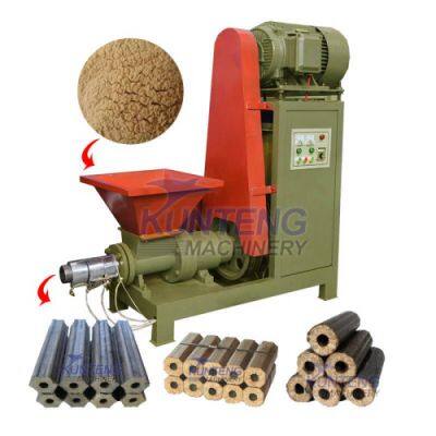 Corn Stalk Briquette Making Machine Chicken Manure Biomass Briquetting Extruder Press Machine