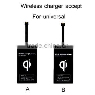 Large stock for xiaomi mi4 thin wireless charger receiver for huawei mate 7 card