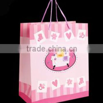 cute kraft paper gift bag, birthday gift bag 2014