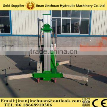 Single mast electric telescopic aluminum alloy lift table for sales