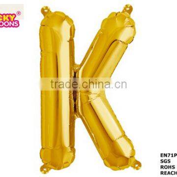 34 inch silm shape giant foil letter balloon wholesale