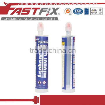 Injection epoxy resin adhesive chemical anchor