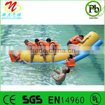 Inflatable water sport games funny floating inflatable water teeter totter