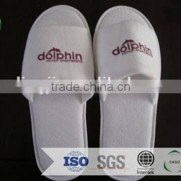 velvet hotel slipper OEM supplier /washable hospital slipper