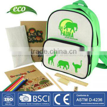 Eco Stationery Set Backpack School Bag photo-3