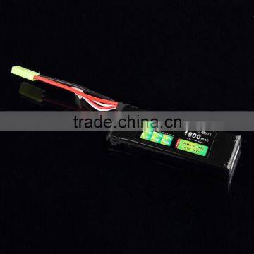 Airsoft battery 11.1V1800MAH/1300/1500 20C single rechargeable battery