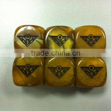 Triangle Dice/Company Custom Carved Dice (can be Customized for Any Pattern)/Toy Game Dice photo-1