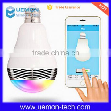 Wholesale Multi Colors smart wireless Bluetooth Led light bulb