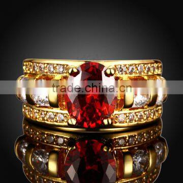 KZCR323 Fashion Women Accessories Champagne Color 18K White Gold Crown Ring photo-4