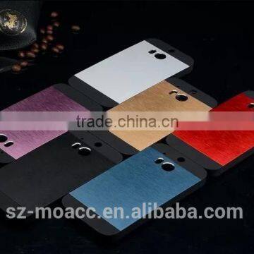 Many colors aluminum + PC case for htc one m8 Alibaba China