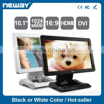 10.1" Contrast 500:1 DVI input Low power consumption TFT LCD Monitor with VGA input