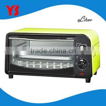 9L Yellow toaster oven