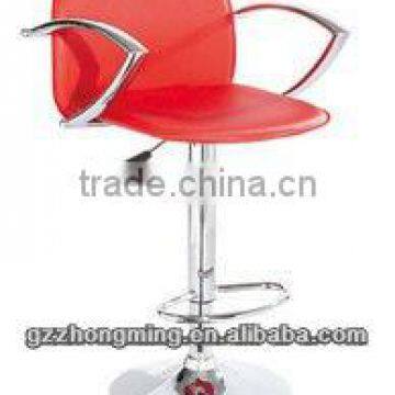 Modern PVC Leather Barstool Lifting Bar Chair with Armrest ZM-29