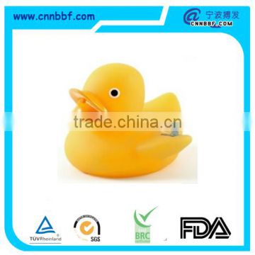 Customized design yellow duck shape dental floss pick                        
                                                Quality Choice