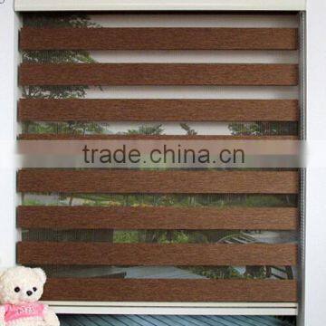 Double Layer Zebra Blidns Dual Roller Motorized Zebra Roller Blinds zebra blind curtain for living room