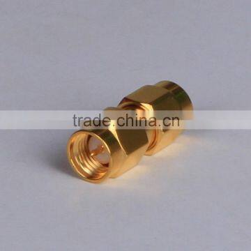 male gold-plated RF SMA coaxial cable adaptor connector