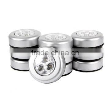 silver color mini led night light with tape