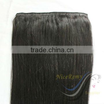 wholesale virgin Brazilian clip in half wig