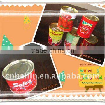 198g gino tomato ketchup, tomato sauce in cans brix28-30 easy open lid