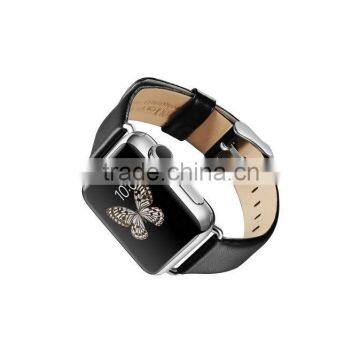 Icarer Luxury Series Genuine Leather Watch band For iWatch Wrist Strap For 38MM Apple Watch MT-4069