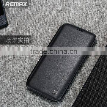 Remax Pure Sereis Luxury Leather Wallet Flip Leather Cover Case With Card Holder For Samsung Galaxy S7 Edge TB-0245 photo-4