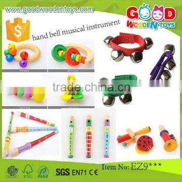 EN71/ASTM hot sale wooden educational baby musical toys OEM/ODM hand bell musical instrument                        
                                                Quality Choice