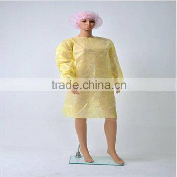 non woven isolation disposable medical gown