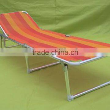 Aluminum foldiing sun camping bed