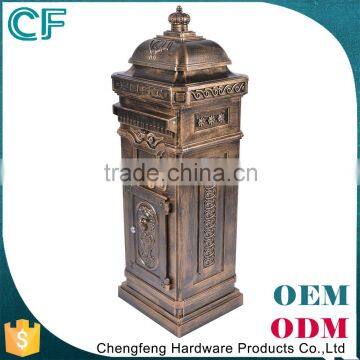 The Most Popular Style In Europe Traditional Desigh Crown Decorative External Post Box From China photo-4