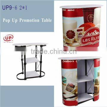 High quality factory price pop up promotion counter