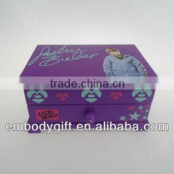 European style design wooden jewelry box