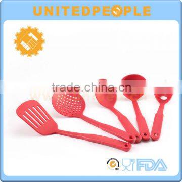 Coloful 5 Piece Nylon Non-Stick Kitchen Utensil Set