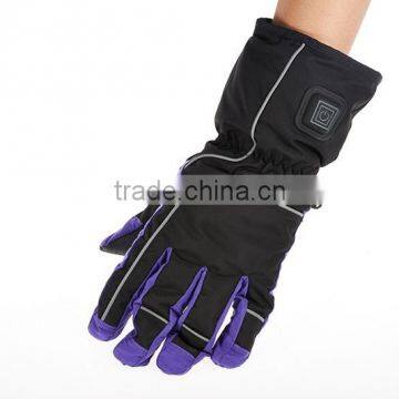 battery warm heating snow gloves