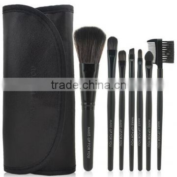 High Quality 7pcs Portable Make-up Toiletry Kit Set tools Makeup Brush