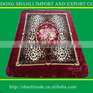 1Ply Printed Raschel Blanket/Korean Mink Blanket photo-6
